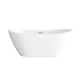 Option Glossy White with Brushed Gold Trim
