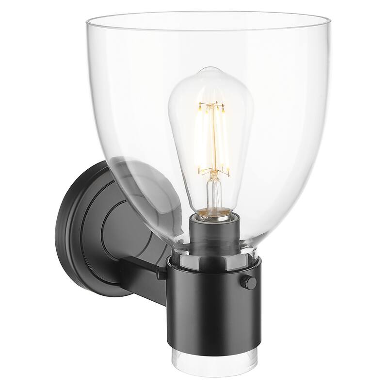 Innovations Lighting 464-1W-G464D-7CL Lawton Bell 9" Tall Bathroom