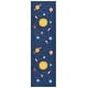 preview thumbnail 5 of 14, SAFAVIEH Kids Playhouse Machine Washable Slip Resistant Estel Neighborhood Road Rug 2'2" x 6' Runner - Navy/Gold - Runner