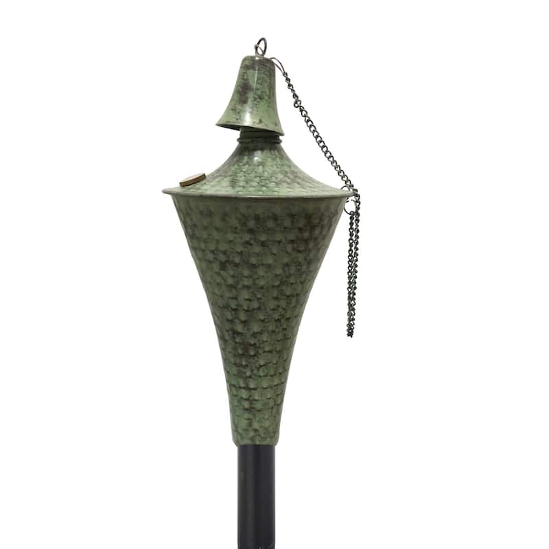Oahu Tiki Torch - Hammered Patina - 1 Pack