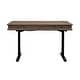 preview thumbnail 1 of 16, Carson Wood Electronic Sit/Stand Desk, Standing Desk, Gray 60"W x 30"-45"H x 27"D - Weathered Gray