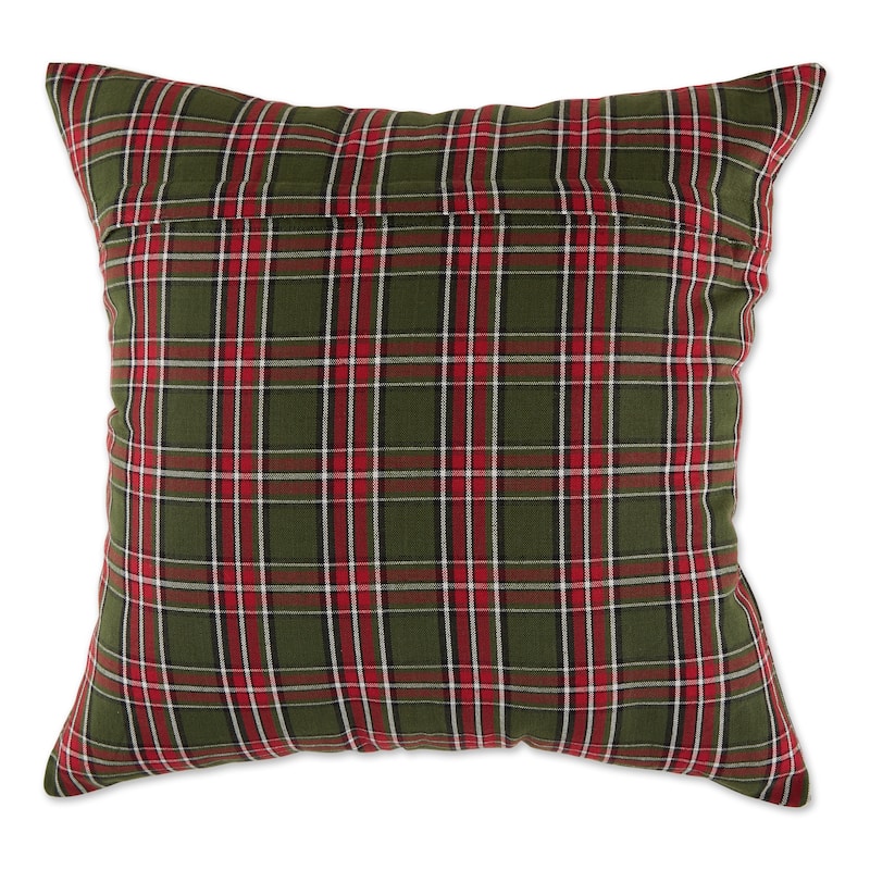 Christmas Plaid Pillow Cover 18x18 (Set of 4)