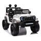 preview thumbnail 38 of 52, Realistic 12V Ride On Truck SUV for Kids with Remote Control, Openable Doors, and Adjustable Speed Christmas Gift