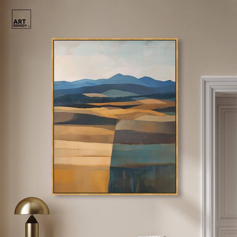 Clash of Shades Canvas by Art Remedy
