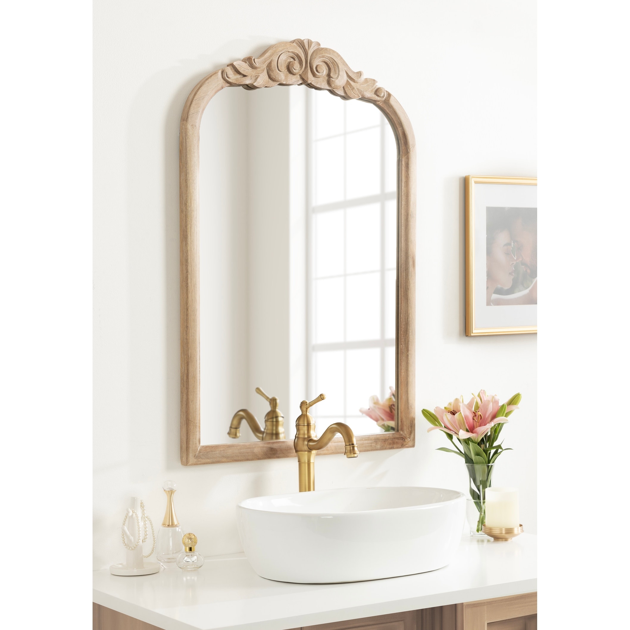 Kate and Laurel Arendahl Wood Arch Mirror