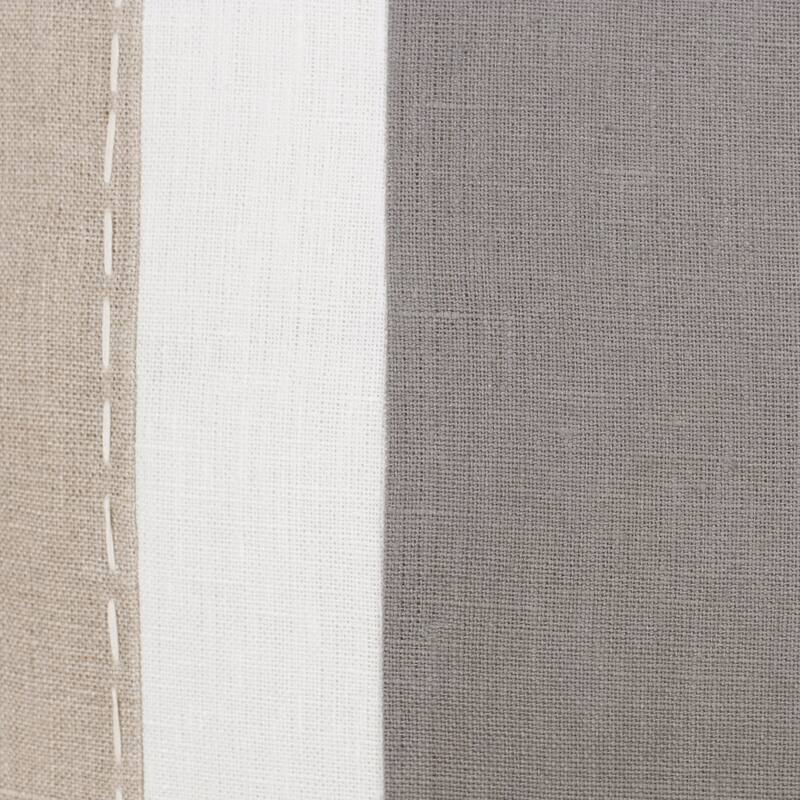 Sevita Hand-Woven Striped Linen Throw Pillow, 20" x 20"