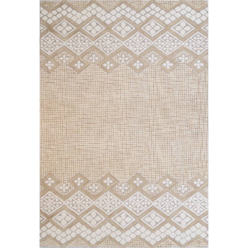 Bashian Esmeralda Beige Transitional Area Rug