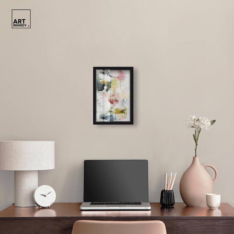 Dripping Colors III Shadowbox by Art Remedy
