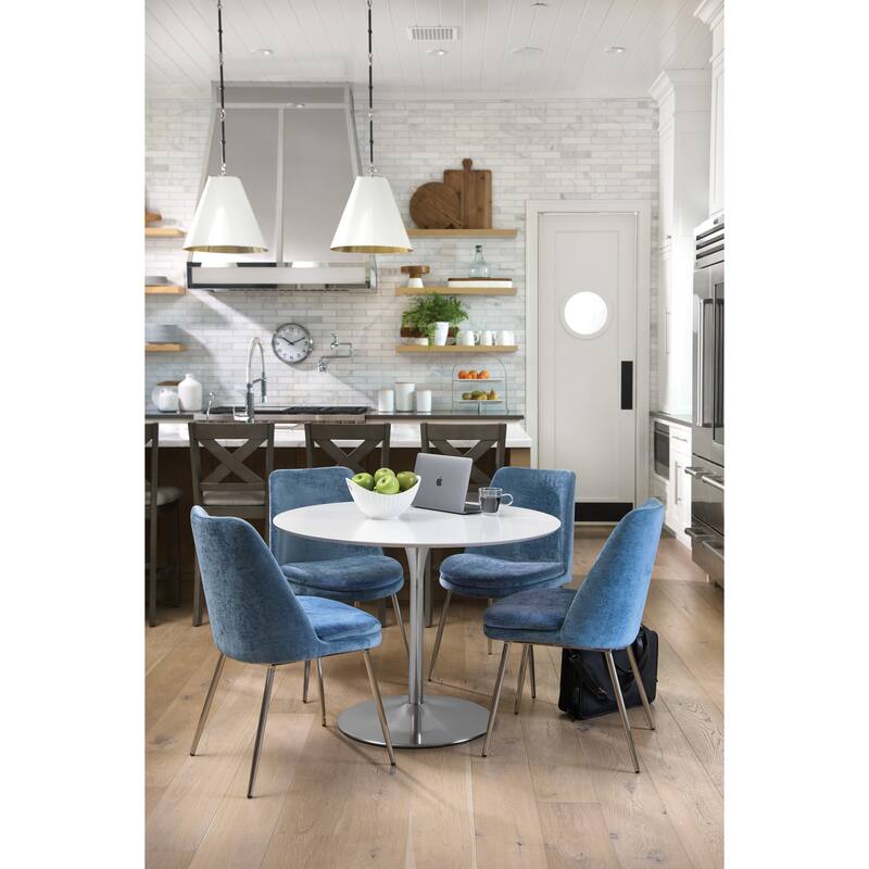 41.25" x 41.25" Flower Round Dining Table