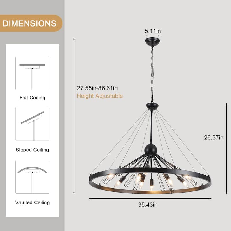 9-Light Candlestick Sputnik Foyer Chandelier Lighting Modern Linear Chandelier for Dining Room Kitchen Island