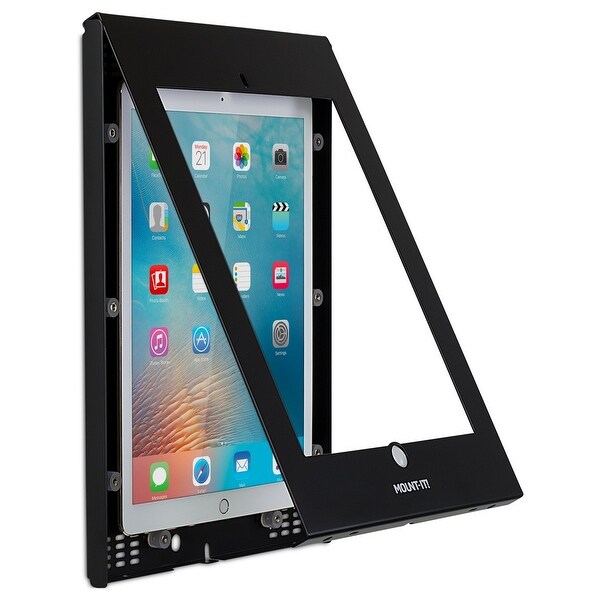 Mount-It! Tablet Wall Mount Enclosure For Apple iPad Pro 12.9" Secure Locking Anti-Theft Function For iPad Pro 12.9 1st/2nd Gen