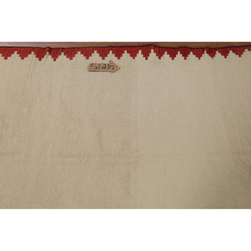 Nomadical Kilim Persian Vintage Area Rug Flatweave Wool Carpet - 4'5"x 6'2"