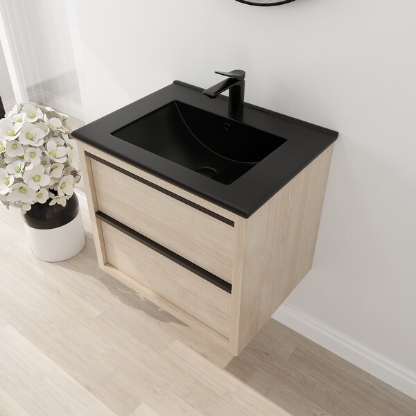 BNK 24/30/36 Inch Single Sink Bathroom Vanity with Soft
