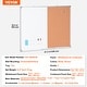 preview thumbnail 34 of 67, White/Enclosed/Large Cork Board Monthly Calendar Whiteboard & Cork Board Combo