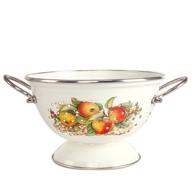 STP Goods 2.6 Qt Enameled High Quality Versatile Colander - 2.6Qt
