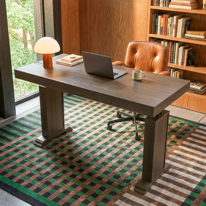 Electric Standing Desk with Memory Control, Adjustable Height Sit Stand Desk, Computer Desk, Home Office Workstation