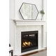 preview thumbnail 7 of 90, Kate and Laurel Rhodes Framed Mid-century Hexagonal Wall Mirror