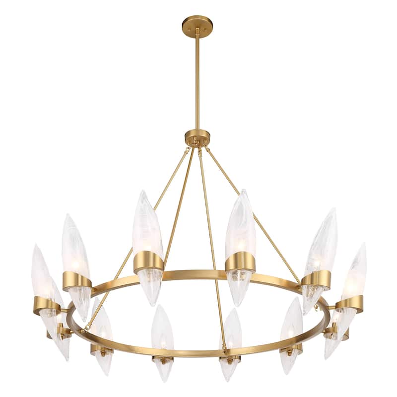 Savoy House 1-5504-12 Nouvel 12 Light 45" Wide Ring Chandelier