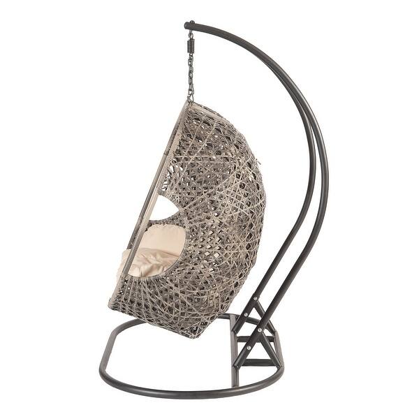 Suntime Outdoor Living Brampton Triple Cocoon Chair With Cushion Overstock 26271528