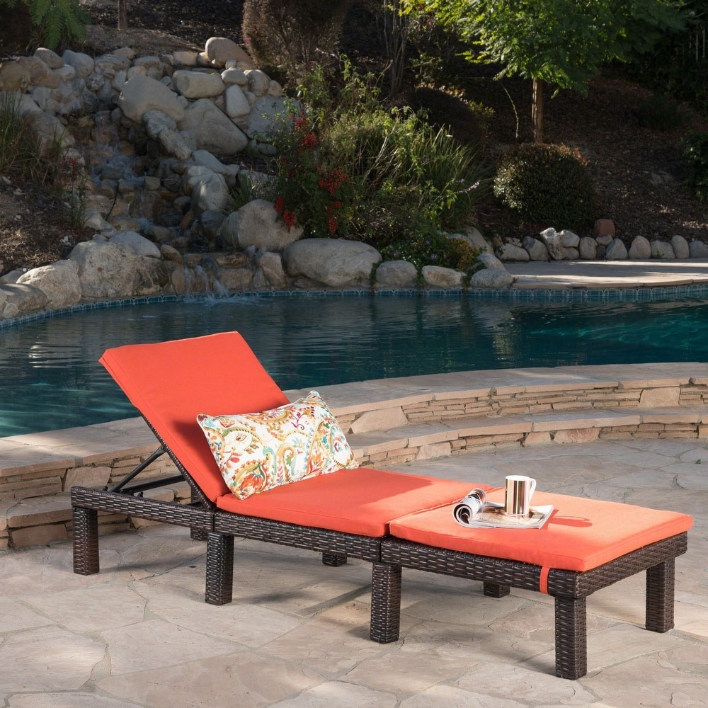 Orange Outdoor Chaise Lounges Bed Bath Beyond