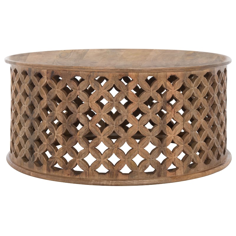 SAFAVIEH Home Collection Kaydix Round Coffee Table - 35" L x 35" D x 16" H
