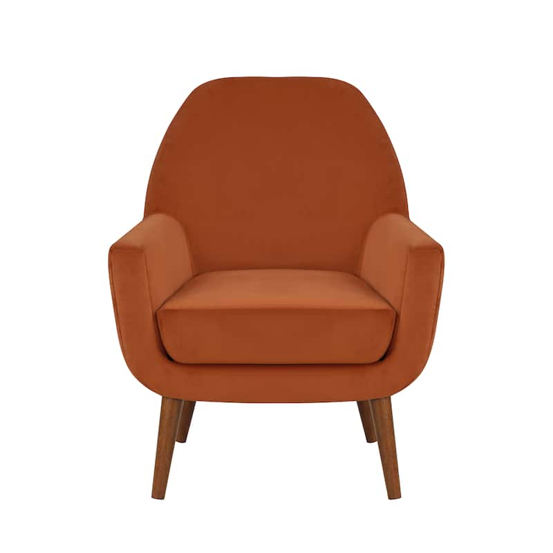 Adrian Mid-Century Velvet Arm Chair by Greyson Living