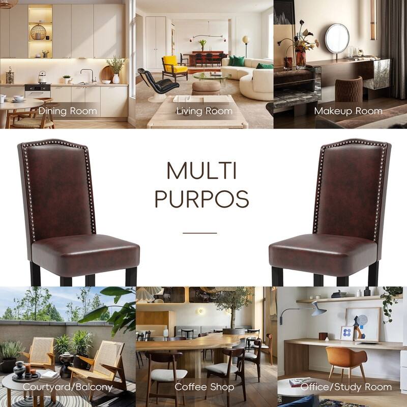 Dining Chairs With Upholstered Fabric (Set of 2)