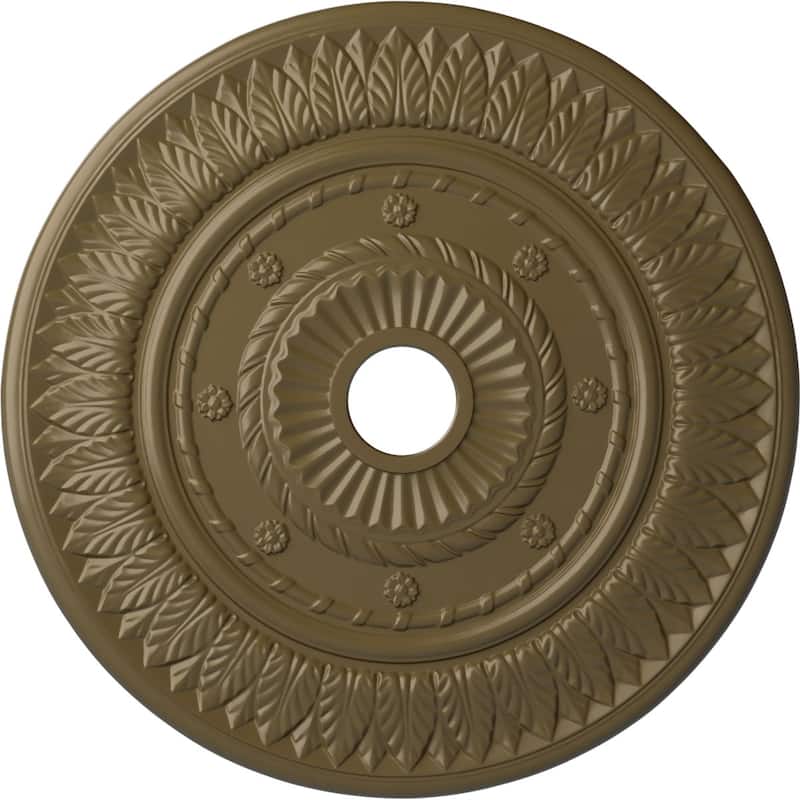 26 3/4"OD x 3 5/8"ID x 1 1/8"P Leaf Ceiling Medallion