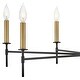 preview thumbnail 5 of 7, Lark 83077 Hux 7 Light 36" Wide Taper Candle Style Chandelier
