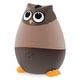 preview thumbnail 1 of 10, Adorable Humidifier, Mini Owl, Cool Mist Humidifier with Vapor Tray, 0.5 Gal. - 0.5 Gallons Brown Owl
