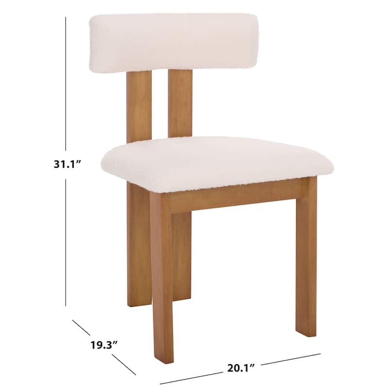 SAFAVIEH HOME Calamo Dining Chair (Set of 2) - 20"W x 19"D x 31"H