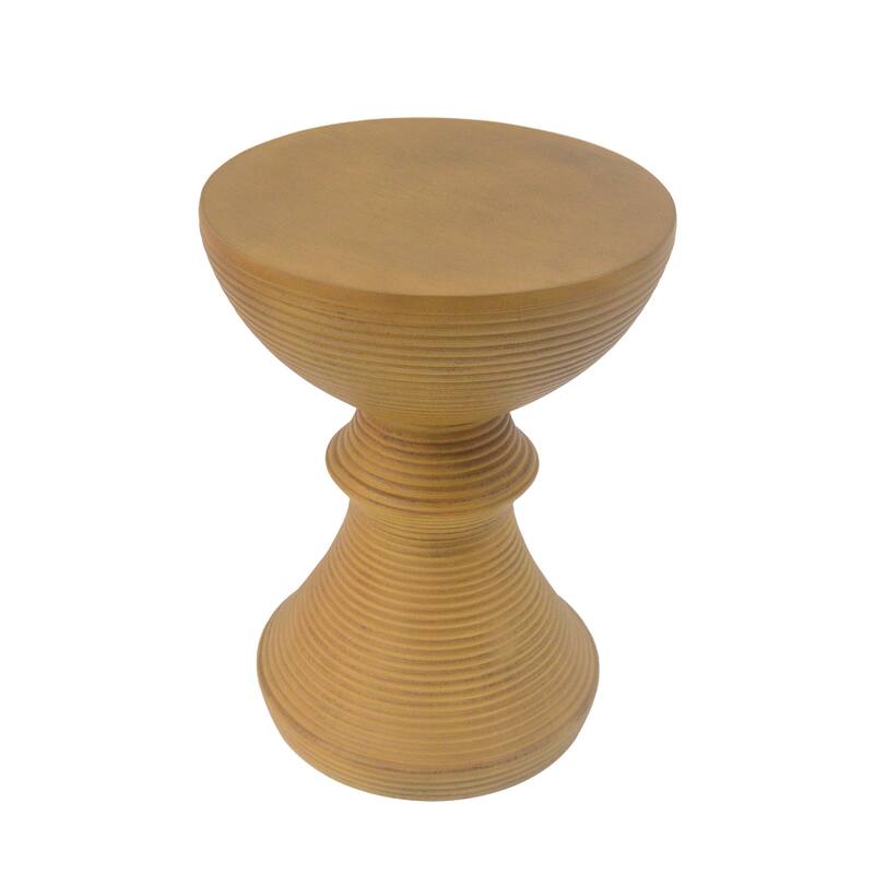 Holmen Outdoor Modern MGO Round End Table by Christopher Knight Home