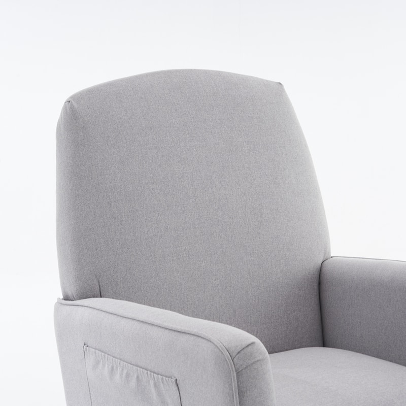 Linen Fabric Rocking Chair