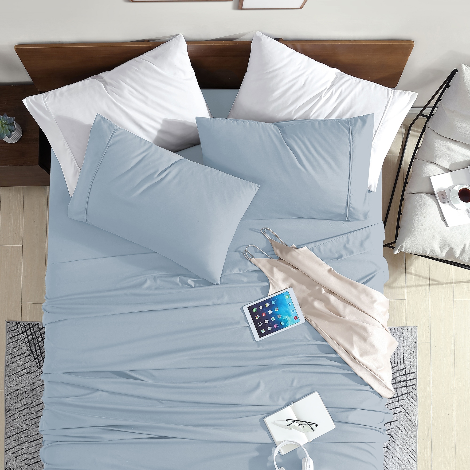 Swift Home Double Brushed Ultra Soft Microfiber Sheets - Picture 17 of 80