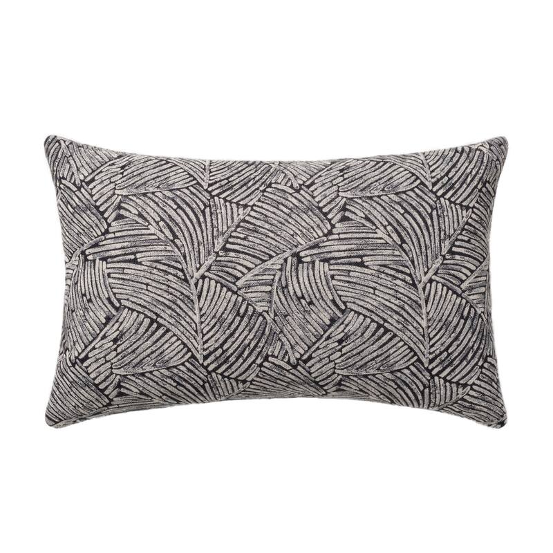 Authentic Hotel and Spa Swish Decorative Pillow Cover - Dark Gray - 13" x 21"