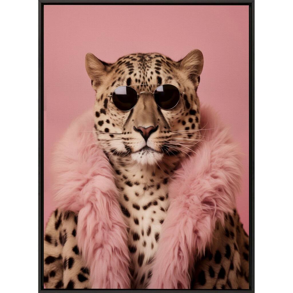 Style Cat Giclee on Canvas No Glass