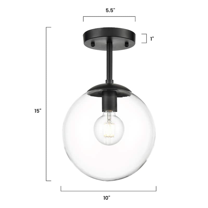 Light Society Tesler Globe Ceiling Light