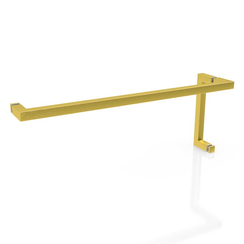 Glass Warehouse 78" x 60-5" Frameless Towel Bar Shower Door - Wall Hinge