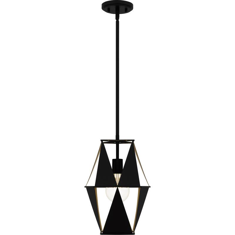 Wren 1-Light Matte Black Mini Pendant Light