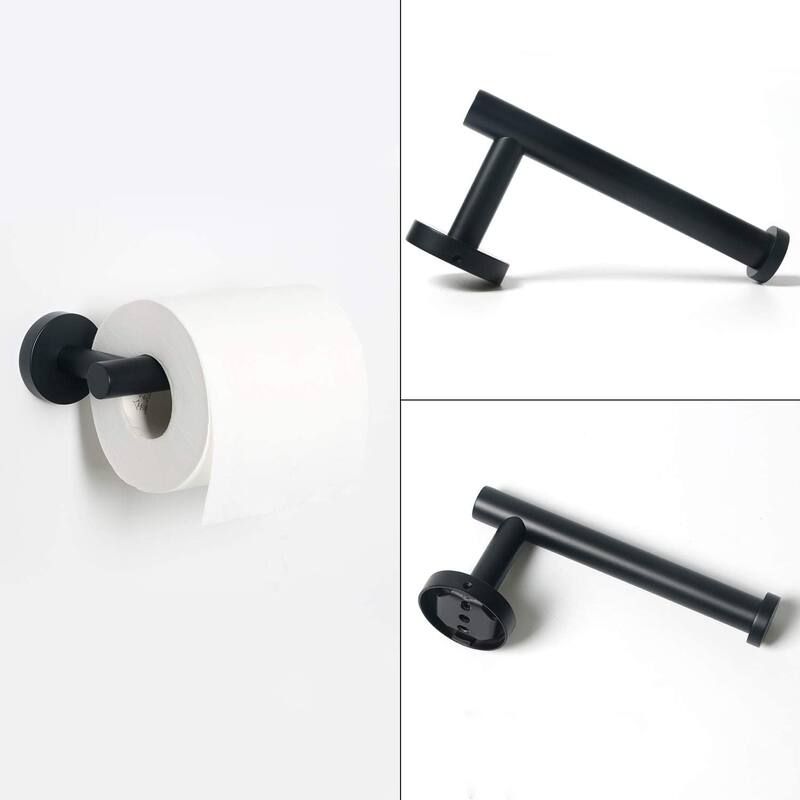 5-Piece Bath Hardware Set Towel Bar Towel Holder Set in Stainless Steel