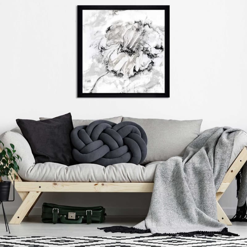 "Marble Flower I (Square)" by Nan Print on Acrylic