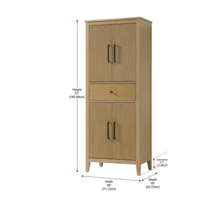 Kensington 16-28 Inch Bath Storage Cabinet