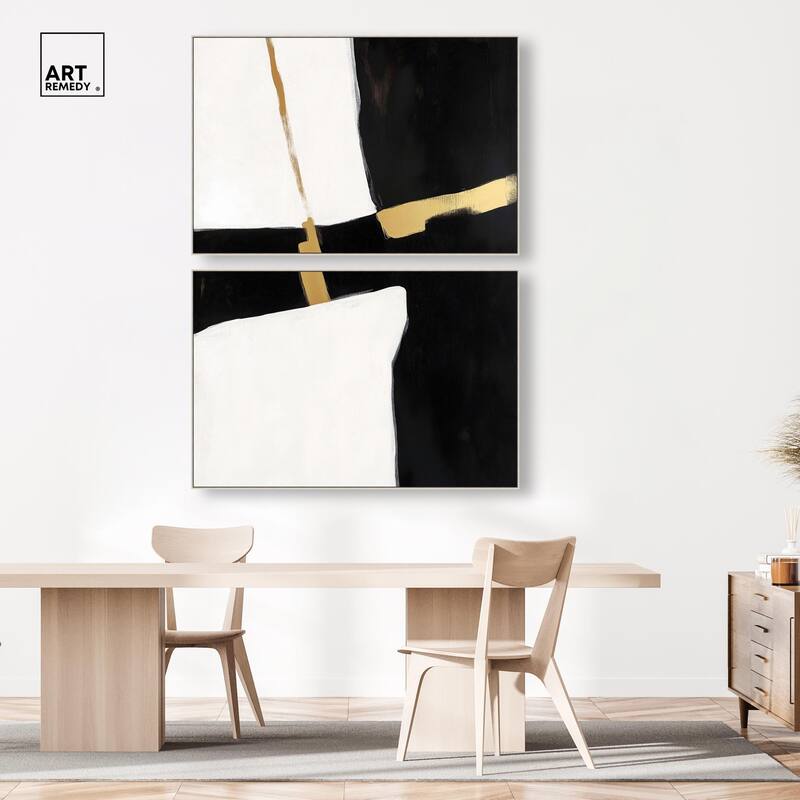 Urban Grid II Canvas Set of 2 by Art Remedy