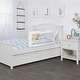 preview thumbnail 11 of 19, Dream On Me Lilibet Mesh Safety Bed Rail in Pink for Twin