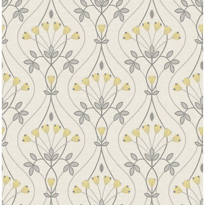 NuWallpaper Grey Wilder Peel & Stick Wallpaper