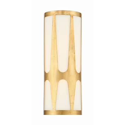 Royston Integrated LED Antique Gold Sconce