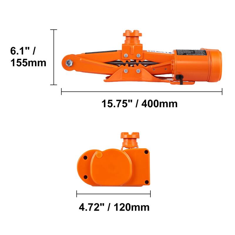 12V Electric Automatic Jack with Double Saddles and Remote Control