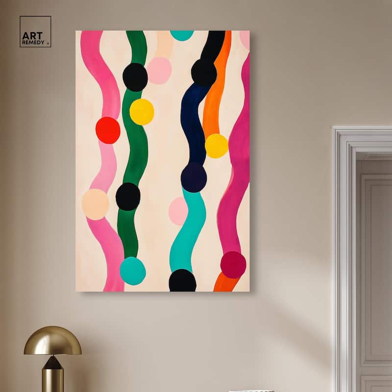 Pearl Colors I Canvas by Art Remedy, Gallery Wrapped