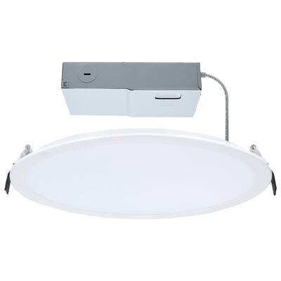 38 Watt 12 Inch LED Direct Wire Downlight Remote Driver CCT Selectable Round White