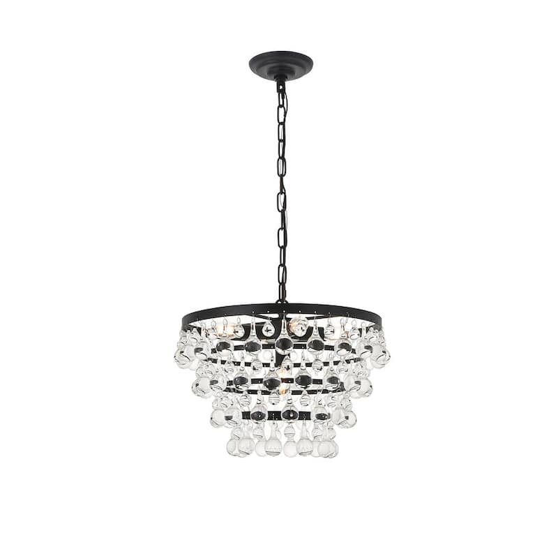 Kora 5 light Black Pendant